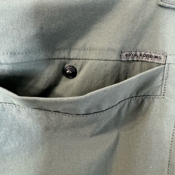 Royal Robbins Men's Active Stretch Pant Outdoor HikingGreen  Men's  32x32 - Picture 7 of 9